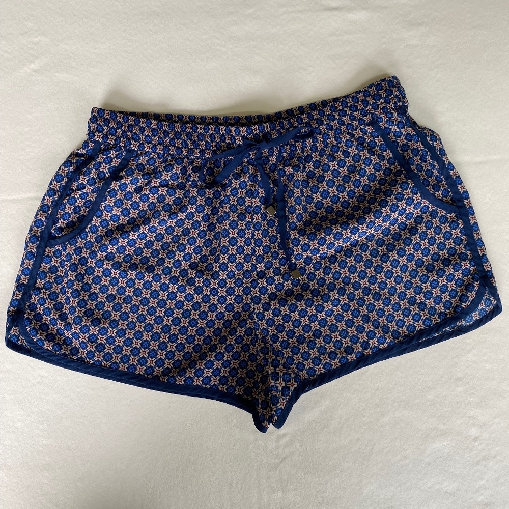 Forever 21 Womens Shorts - Size Medium - Navy, Royal Blue, Orange & Tan- Poly